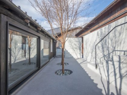 Courtyard for Japanese Sake Brewery